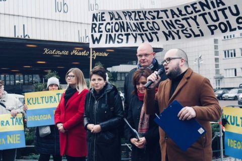 Protest w obronie regionalizmu śląskiego
